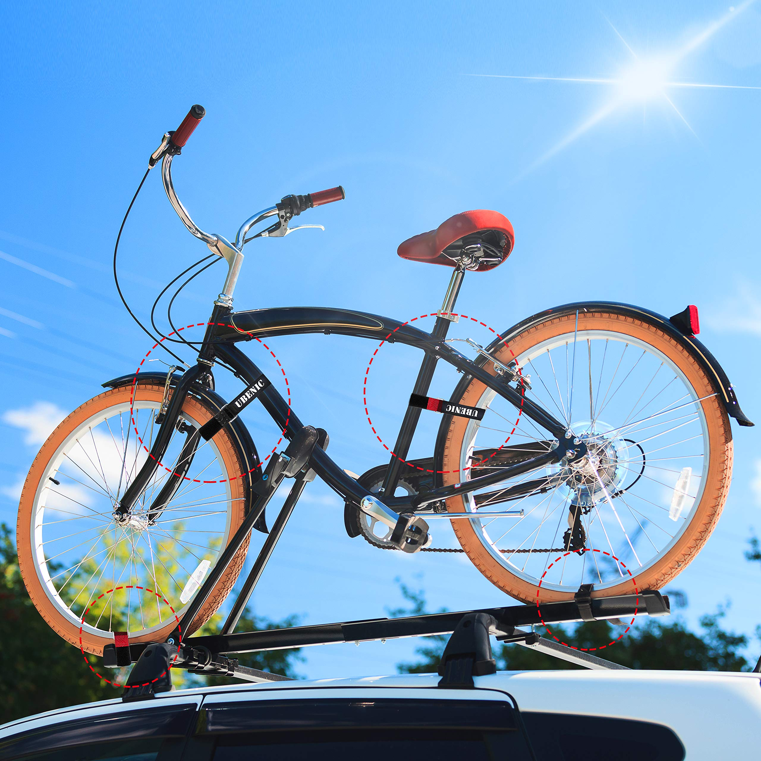 beach cruiser car rack